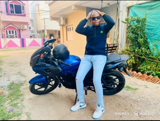 Man Prepares, Starts, and Drives Away on Motorcycle – AI Generated Video | Hailuo AI