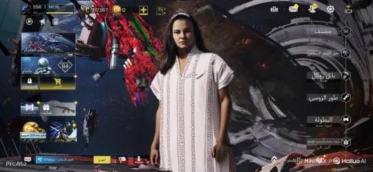 Woman Smokes in Futuristic Space Station Setting – AI Generated Video | Hailuo AI