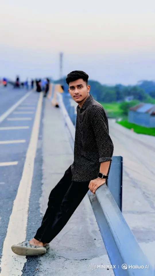 Young Man Boards Rolls-Royce on Bridge, Drives Away – AI Generated Video | Hailuo AI
