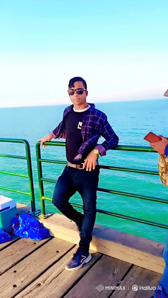 Young Couple Joyfully Dancing on a Sunny Pier – AI Generated Video | Hailuo AI