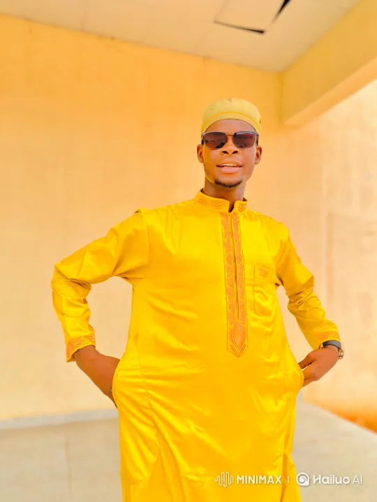 Confident Young Man in Vibrant Yellow Attire – AI Generated Video | Hailuo AI