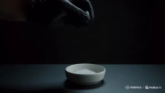 Dramatic Green Flame Experiment in Dark Lab – AI Generated Video | Hailuo AI