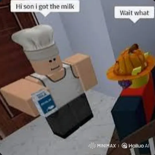 Father Playfully Hits Son with Milk Carton – AI Generated Video | Hailuo AI