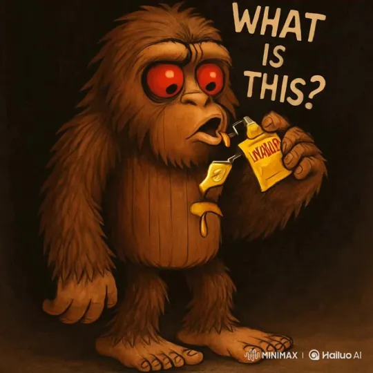 Bigfoot Tastes Honey, Gets Hyperactive – AI Generated Video | Hailuo AI