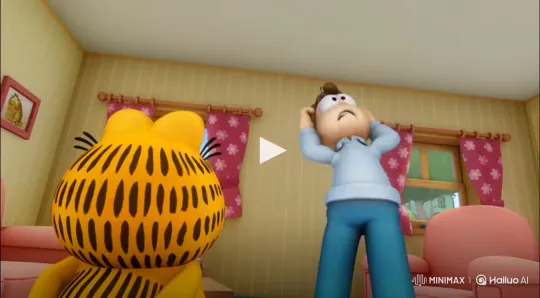 Jon Distraught as Shrek Reveals Hard Truth to Garfield – AI Generated Video | Hailuo AI