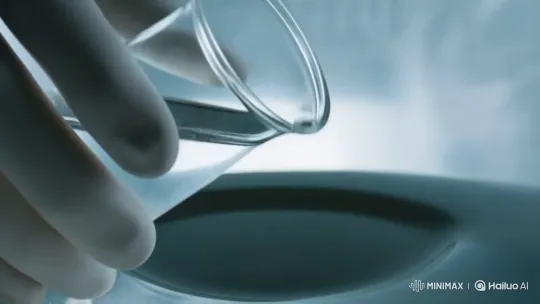 Instant Crystallization of Supercooled Sodium Acetate – AI Generated Video | Hailuo AI