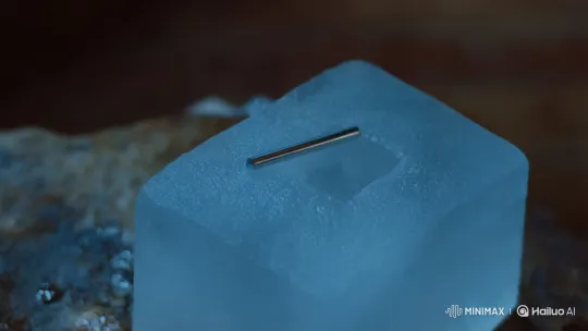 Magnesium Ignites in Dry Ice, Creating Intense Flame – AI Generated Video | Hailuo AI