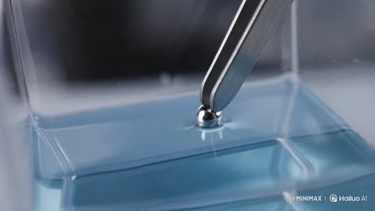 Cesium Reacts Violently in Water: Explosive Reaction – AI Generated Video | Hailuo AI