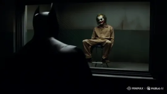 Batman Monitors the Joker in a Grim Jail Cell – AI Generated Video | Hailuo AI