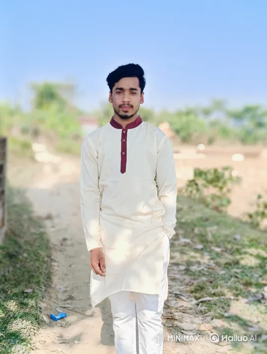 Young Man Hails Vintage Car on Rural Path – AI Generated Video | Hailuo AI