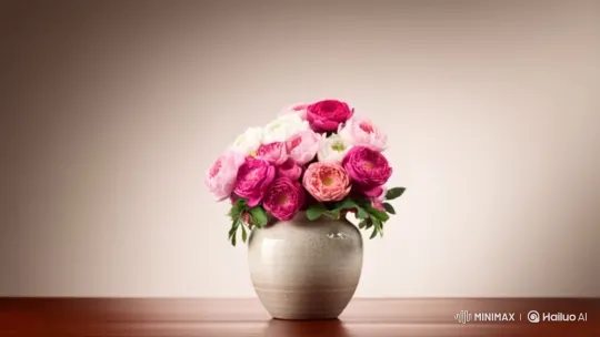 Flowers Spell 'Lulu' in Magical Mid-Air Arrangement – AI Generated Video | Hailuo AI