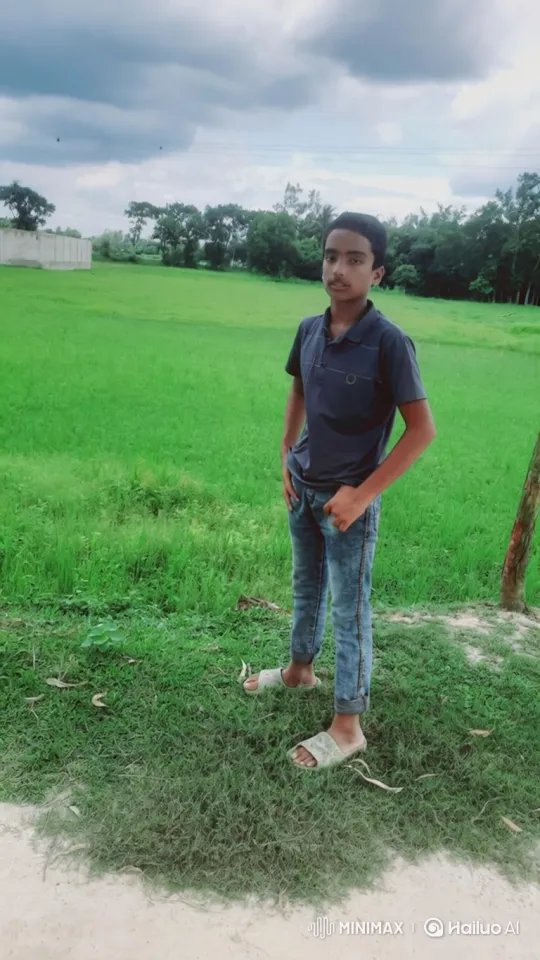 Young Man Drives Lamborghini Veneno Across Field – AI Generated Video | Hailuo AI