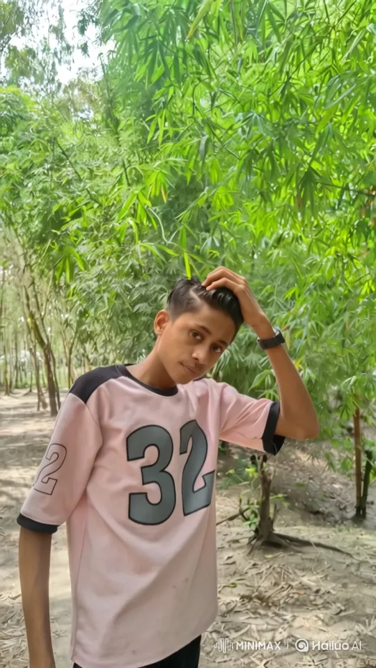 Young Man in Bamboo Grove Enters Lamborghini Veneno – AI Generated Video | Hailuo AI
