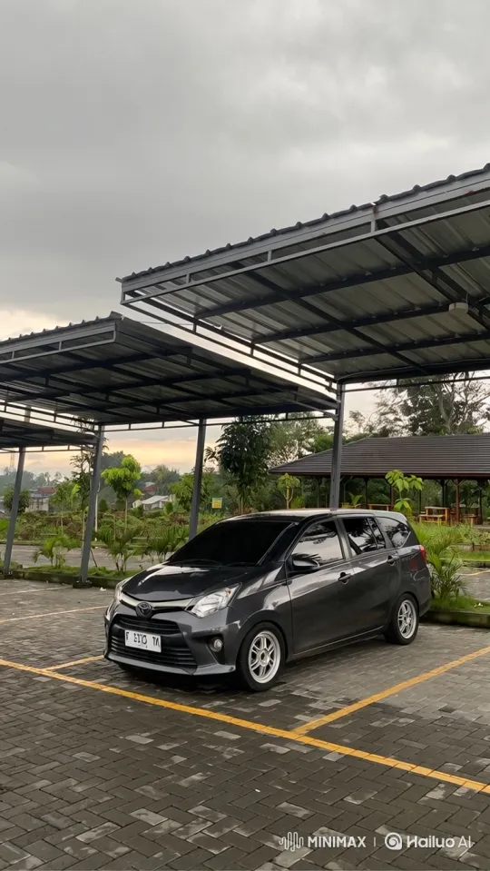 Transformation of a Modified Hatchback in a Paved Lot – AI Generated Video | Hailuo AI