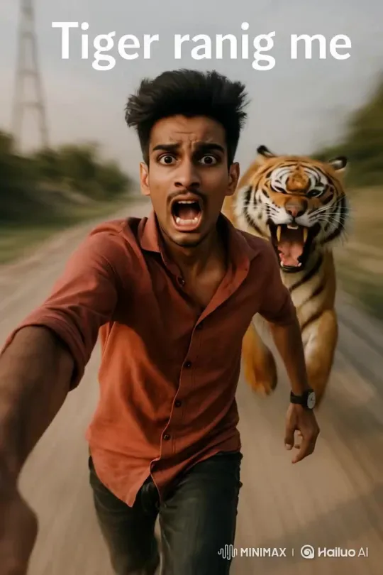 Tiger Running Game – AI Generated Video | Hailuo AI
