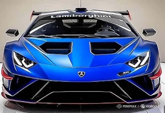 Lamborghini Race Car Engine Bay Reveal – AI Generated Video | Hailuo AI