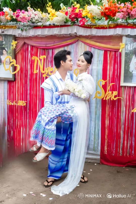 Cinematic Techniques at a Wedding Scene – AI Generated Video | Hailuo AI