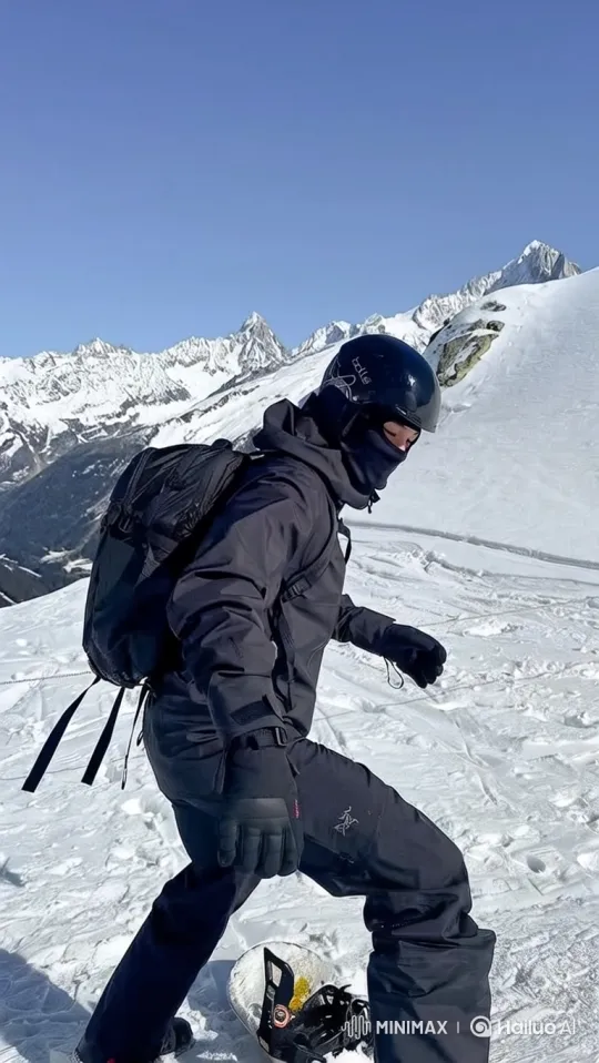Earth from Space: A Journey from Snowboarder to Planet View – AI Generated Video | Hailuo AI