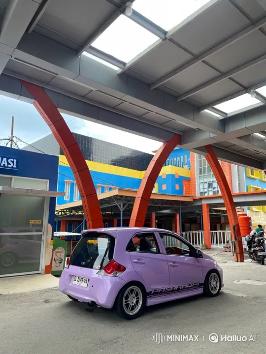 Custom Hatchback Displays Dynamic Air Suspension Lift – AI Generated Video | Hailuo AI