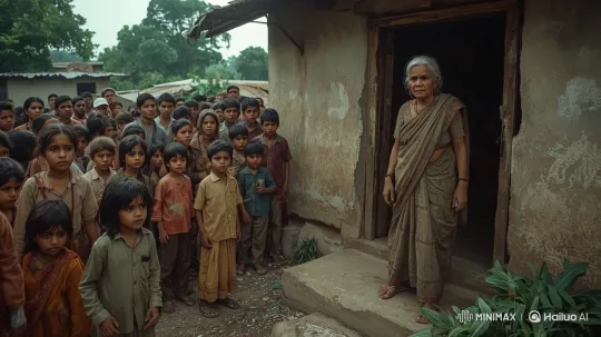 Elderly Grandmother Faces Villagers' Desperate Plea – AI Generated Video | Hailuo AI