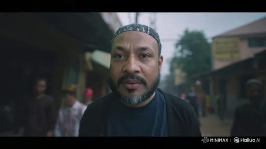 Contemplative Man in Bustling Street – AI Generated Video | Hailuo AI