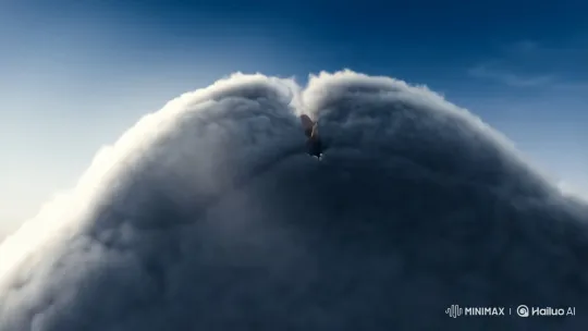 Maccasio Declared 'Rap King' by a Divine Hand in Dramatic Clouds – AI Generated Video | Hailuo AI