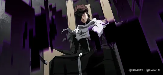 Man Conjures Dark Monolith on Throne Amidst Shadows – AI Generated Video | Hailuo AI