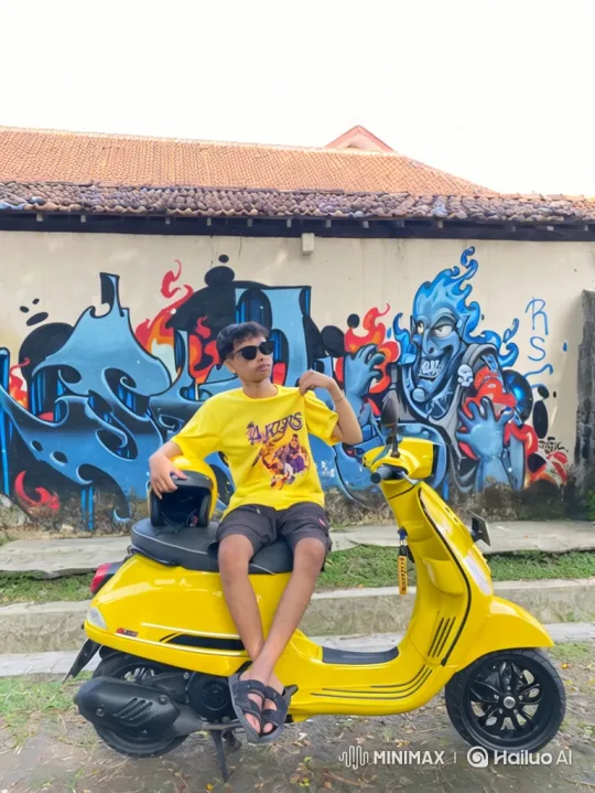 Journey from Graffiti to the Globe: An Epic Zoom-Out – AI Generated Video | Hailuo AI