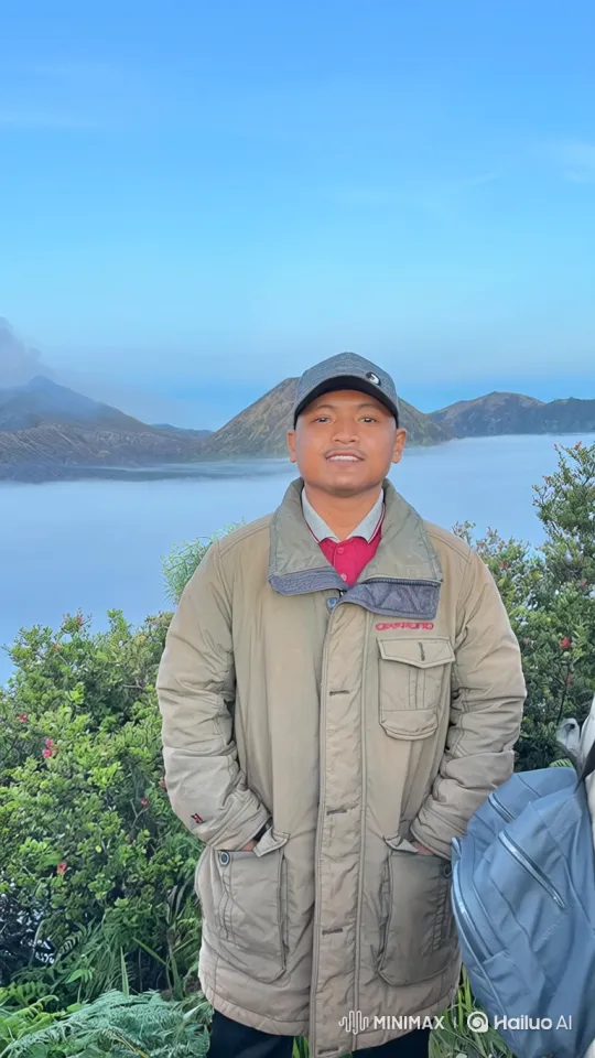 Man to Mountain to Earth: A Spectacular Zoom Out – AI Generated Video | Hailuo AI