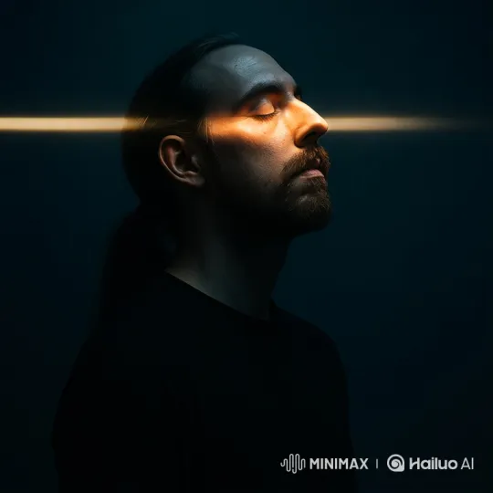 Meditative Man: A Journey into Solitude and Light – AI Generated Video | Hailuo AI