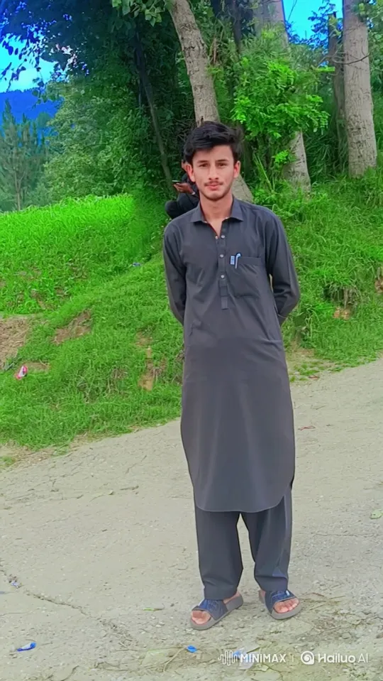 Young Man Enjoying a Luxury Car on a Hillside – AI Generated Video | Hailuo AI
