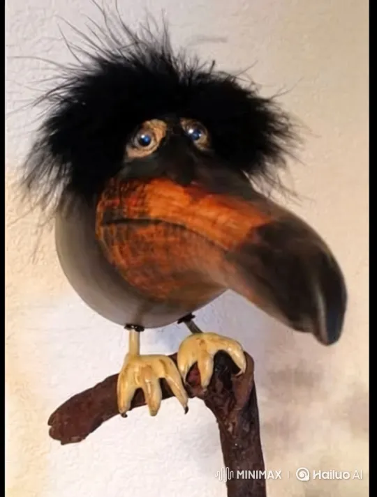 Bird Sculpture's Laborious Journey – AI Generated Video | Hailuo AI