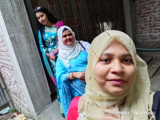 Three Women Share Joyful Moment Outdoors – AI Generated Video | Hailuo AI