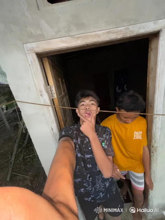 Young Men's Dramatic Zoom Out from Mountain Doorway to Space – AI Generated Video | Hailuo AI