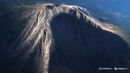 Ultra-Realistic Zoom-Out from Mountain to Earth from Space – AI Generated Video | Hailuo AI