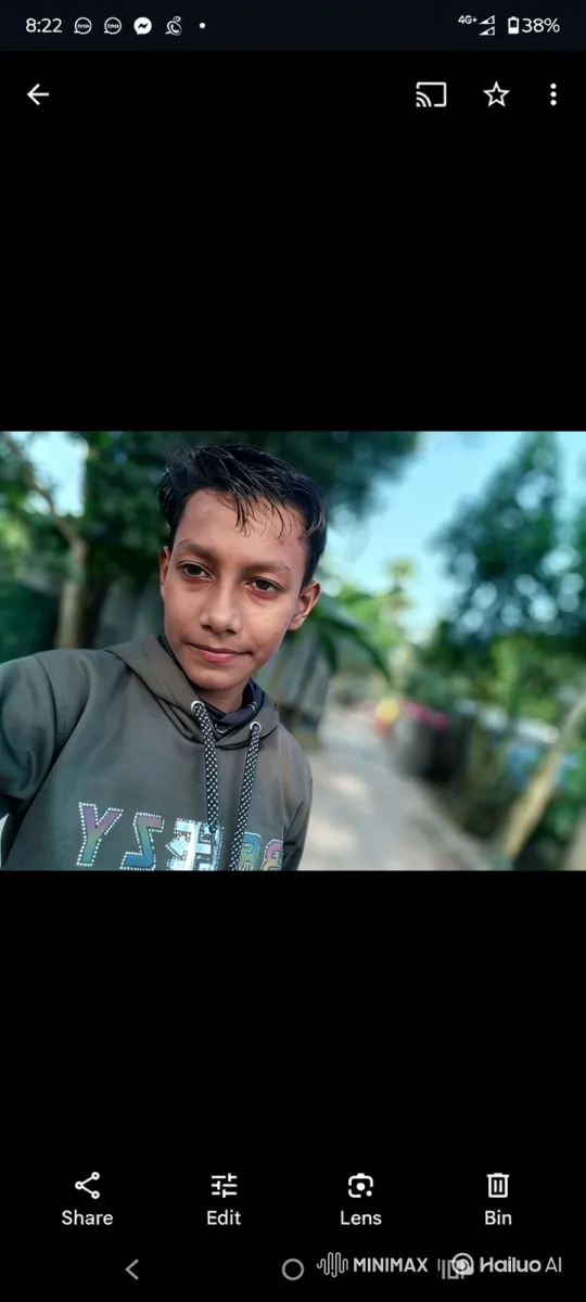 Young Boy Connects with Viewer in Serene Outdoor Setting – AI Generated Video | Hailuo AI