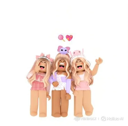 Digital Avatars Display Friendship with Joyful Gestures – AI Generated Video | Hailuo AI