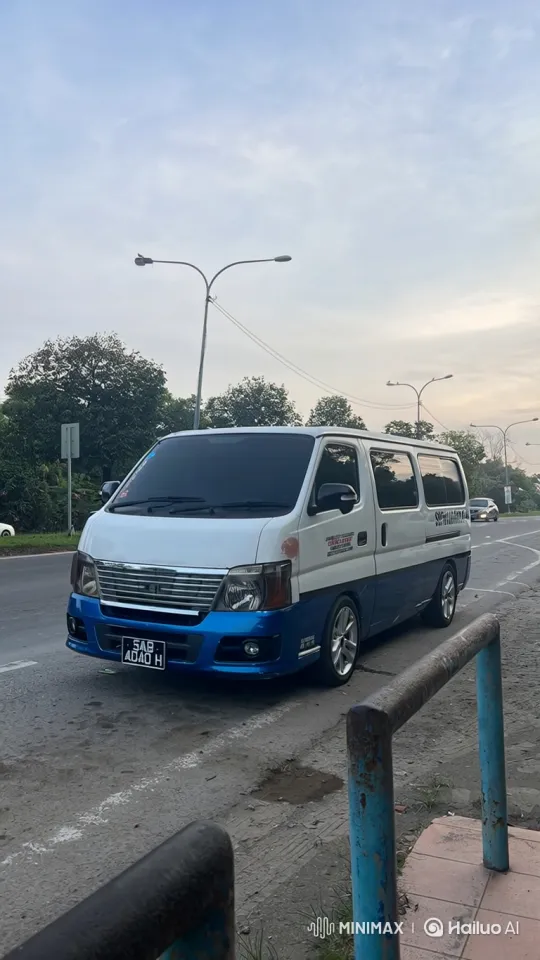 Custom Van Drifts on Road at Dusk – AI Generated Video | Hailuo AI