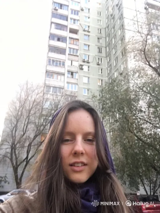 Young Woman's Walk Turns to Building Collapse Surprise – AI Generated Video | Hailuo AI