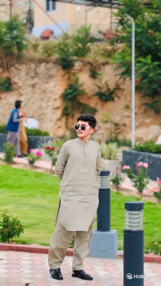 Young Couple Enjoying a Moment of Serenity in a Park – AI Generated Video | Hailuo AI