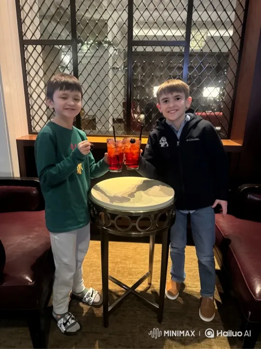 Young Boys and Wizard Share a Friendly Moment – AI Generated Video | Hailuo AI