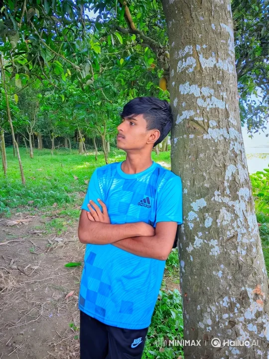Young Man in Nature, Yellow Lamborghini Arrives and Departs – AI Generated Video | Hailuo AI