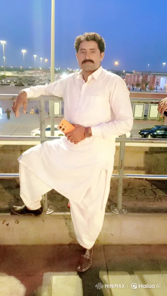 Contemplative Man Observes Urban Landscape at Dusk – AI Generated Video | Hailuo AI