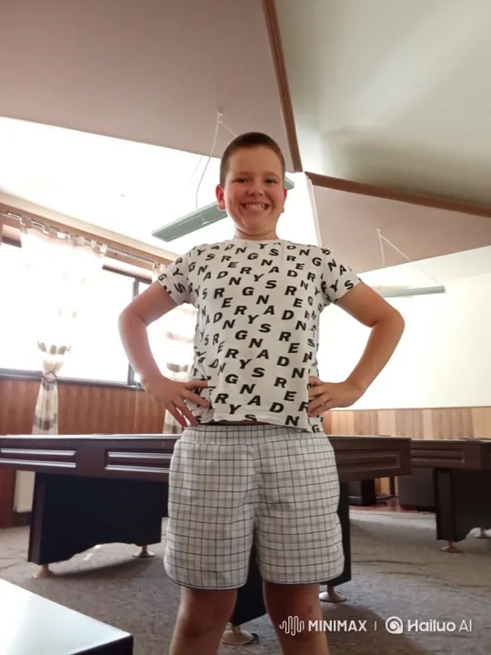 Young Boy Enters Basement from Recreation Room – AI Generated Video | Hailuo AI