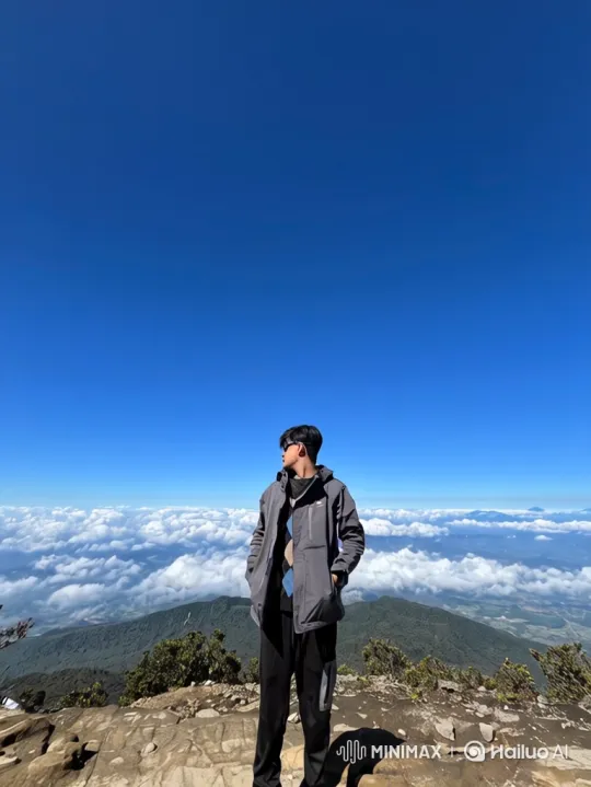 Panoramic Journey from Mountain Peak to Earth in Space – AI Generated Video | Hailuo AI
