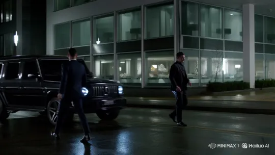Man Enters Luxury Mercedes-Benz and Drives Off – AI Generated Video | Hailuo AI