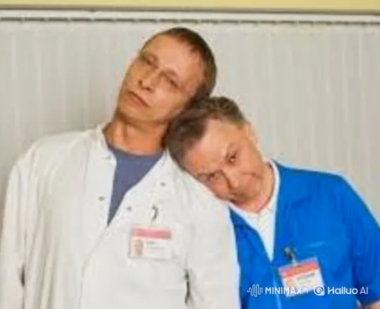 Exhausted Doctors Transform into Joyful Gamblers – AI Generated Video | Hailuo AI