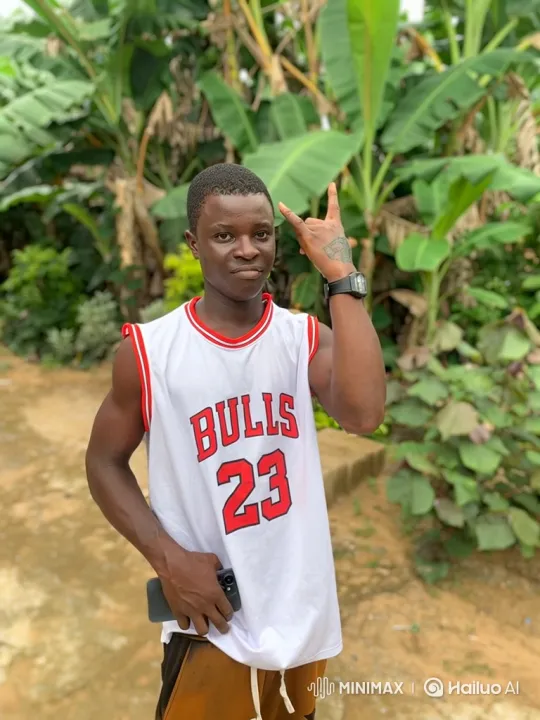Young Man in 'Bulls 23' Jersey Walks in Rain with Umbrella – AI Generated Video | Hailuo AI