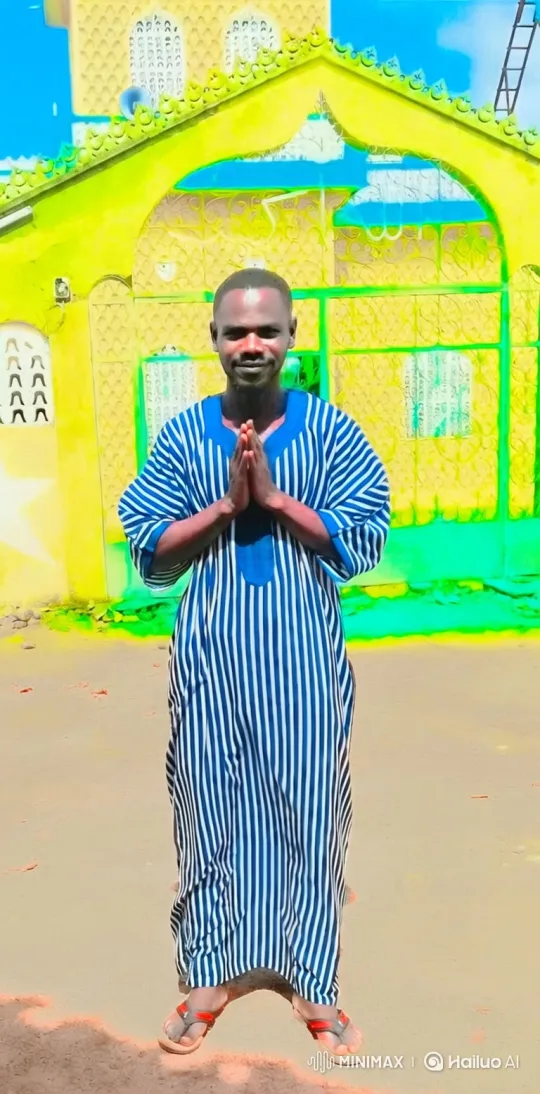 Man in Robe Boards Helicopter by Colorful Building – AI Generated Video | Hailuo AI
