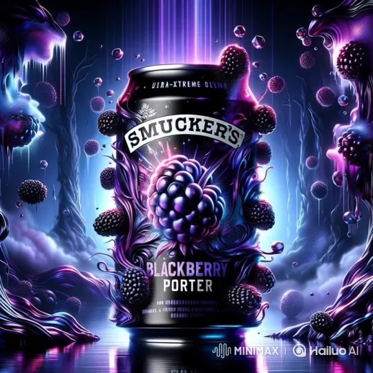 Mystical Can of Smucker's Blackberry Porter in Enchanted Landscape – AI Generated Video | Hailuo AI